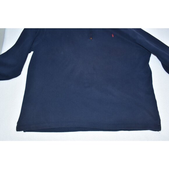 Ralph Lauren Polo Sweater Men's Size 3XLT Blue Pony Zip Mock Sweatshirt - Picture 6 of 11
